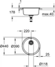Кухонная мойка GROHE K-Series K 200 31720SD0 - изображение 4