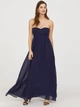 Платье длинное осеннее женское H&M 0608013-7 38 Темно-синее (2000001803134) - изображение 1