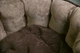 Лежак для собак та кішок AnimAll Royal Velours 53x47x21 см M Шоколадно-бежевий (2000981181093) - зображення 3