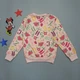 Утепленный свитшот Hacali kids для девочки 86-92 см Розовый меланж 18636 - изображение 2