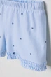 Шорты с оборками для девочки H&M 0663443001 110-116 см (4-6 years) Голубой - изображение 2