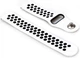 Ремінець Becover Vents Style для Samsung Galaxy (20mm)/Watch 5/Watch 4 40/44mm/Watch 4 Classic 42mm/Watch Active/Active 2 40/44mm/Watch 3 41mm/Gear S2/Classic/Gear Sport Black-White (BC_705696) - зображення 2