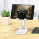 Подставка для телефонов и планшетов настольная Carry folding desktop stand HOCO PH29A (4.7-10"). White - изображение 2