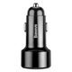 Автомобільний зарядний пристрій Baseus Magic Series Dual QC 3.0 2x USB 45W 6A Black (CCMLC20A-01) - зображення 3