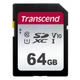 Карта памяти Transcend 64GB SDXC class 10 UHS-I U1 V10 (TS64GSDC300S) - изображение 1