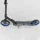 Самокат детский Best Scooter с PU колесами, зажимом руля и 1 амортизатором Black/Blue (88915) - изображение 3