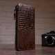 Мужской клатч с силуэтом каймана 20235 Vintage Коричневый - изображение 3