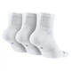Баскетбольні шкарпетки (3 пари) Jordan Jumpman Quarter Dri-Fit 3PPK(SX5544-100(DX9655-100)) XL Білий - зображення 2