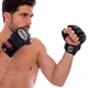 Перчатки для смешанных единоборств MMA на липучке размер XL Искусственная кожа BOXER черный 5021 - изображение 5