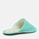 Женские домашние тапочки с закрытым носком FX shoes 18030 38-39 24.6 см Голубые (2820000009753) - изображение 4