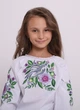 Детская вышиванка для Девочек Vyshyvanka 4340 Белая 110 - изображение 2