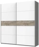 Шкаф-купе Doros G-Caiser 220 х 60 х 240 см Графитовая / Белая / вставка Клондайк (42001015) - изображение 1