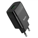 СЗУ Hoco C72Q Glorious QC3.0 18W (1USB-A) Черный - изображение 1