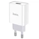 Мережевий зарядний (СЗУ) Hoco C81A (1USB/2.1A) Білий - зображення 1