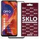 Противоударное Защитное Закаленное Стекло SKLO 3D (full glue) для Oppo A73 Олеофобное / Тонкое / Черное - изображение 1