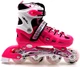 Раздвижные детские ролики Scale Sports, размер 29-33, Розовые - изображение 1
