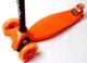 Детский трехколесный самокат Scooter MAXI со светящимися колесами, Orange - изображение 2