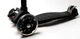 Детский трехколесный самокат Scooter MAXI со светящимися колесами, Black - изображение 3