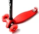 Детский трехколесный самокат Scooter MAXI со светящимися колесами, Red - изображение 3