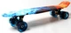 Пенни борд (Penny Board) 22" со светящимися колесами, "Огонь и лед" - изображение 2