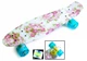 Пенні борд (Penny Board) 22" зі світними колесами, "Flowers" - зображення 2
