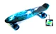 Пенни борд (Penny Board) 22" со светящимися колесами, "Galaxy" - изображение 5