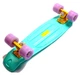 Пенни борд (Penny Board) 22" "Pastel Series" со светящимися колесами, Бирюзовый - изображение 5