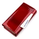 Гаманець жіночий стильний для купюр і карток ST Leather 18423 (S6001A) дуже красивий Червоний - зображення 5