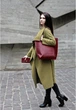 Женская кожаная сумка шоппер виноград BlnkntBN-BAG-17-vin - изображение 2