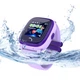 Смарт годинник Smart Watch DF25 розумні годинник телефон дитячі GPS вологозахищені Violet - зображення 1