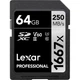 Карта пам'яті Lexar 64GB SDHC class 10 UHS-II 1667x (LSD64GCB1667) - зображення 1