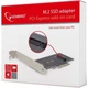 Контролер PCIe to M.2 22 mm low profile Gembird (PEX-M2-01) - зображення 4
