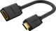 Adapter Ugreen mini HDMI Male to HDMI Female Adapter Cable 22 cm Black (6957303821372) - obraz 1