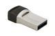 USB накопичувач Transcend 32GB USB 3.1+Type-C 890 R90/W30MB/s Metal Silver (TS32GJF890S) - зображення 3