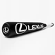 Бита с маркой авто Lexus Shop Monkeys Черная с белой рукояткой (BB-Lexus-1005) - изображение 1