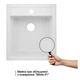 Кухонная мойка Lidz 460х515/200 WHI-01 (LIDZWHI01460515200) - изображение 7