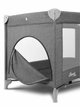 Манеж-кроватка 2 в 1 Caretero Basic Plus с колесами и матрасом + сумка для транспортировки Темно-серый - изображение 4