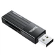 Кардрідер Hoco HB20 Mindful 2-in-1card reader ( USB 2.0 ) Black - зображення 1
