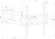 Кронштейн X-Digital Steel 26-55"SA345 Black (5988311) - зображення 2