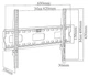 Кронштейн настінний X-Digital STEEL SF405 Black (6185121) - зображення 2