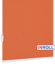 Ролета тканевая INROLL Есо-Mini 45х165 см Len Терракотово-оранжевый 860 - изображение 4