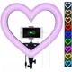 Кольцевая лампа Black Heart, d-18, 48 см - изображение 2