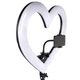 Кольцевая лампа Black Heart, d-18, 48 см - изображение 4