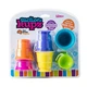 Тактильная игрушка Fat Brain Toys Suction Kupz Мягкие чашки 6 шт. (F183ML) - изображение 2