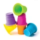 Тактильная игрушка Fat Brain Toys Suction Kupz Мягкие чашки 6 шт. (F183ML) - изображение 4