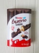Вафельные батончики с молочно-ореховым кремом Kinder Bueno Dark 6 batony 129 г Германия - изображение 1
