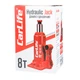 Домкрат бутылочный 8 т 200-385 мм гидравлический CARLIFE (BJ408) - изображение 5