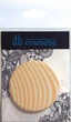 Упаковка спонжей db cosmetic прорезиненных бежевых в полосу круглой формы №988 х 3 шт (8026816999880) - изображение 2