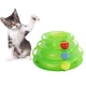Іграшка для котів Cat Roller з різнокольоровими кульками три рівня Зелена (704846) - зображення 6