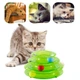Іграшка для котів Cat Roller з різнокольоровими кульками три рівня Зелена (704846) - зображення 7